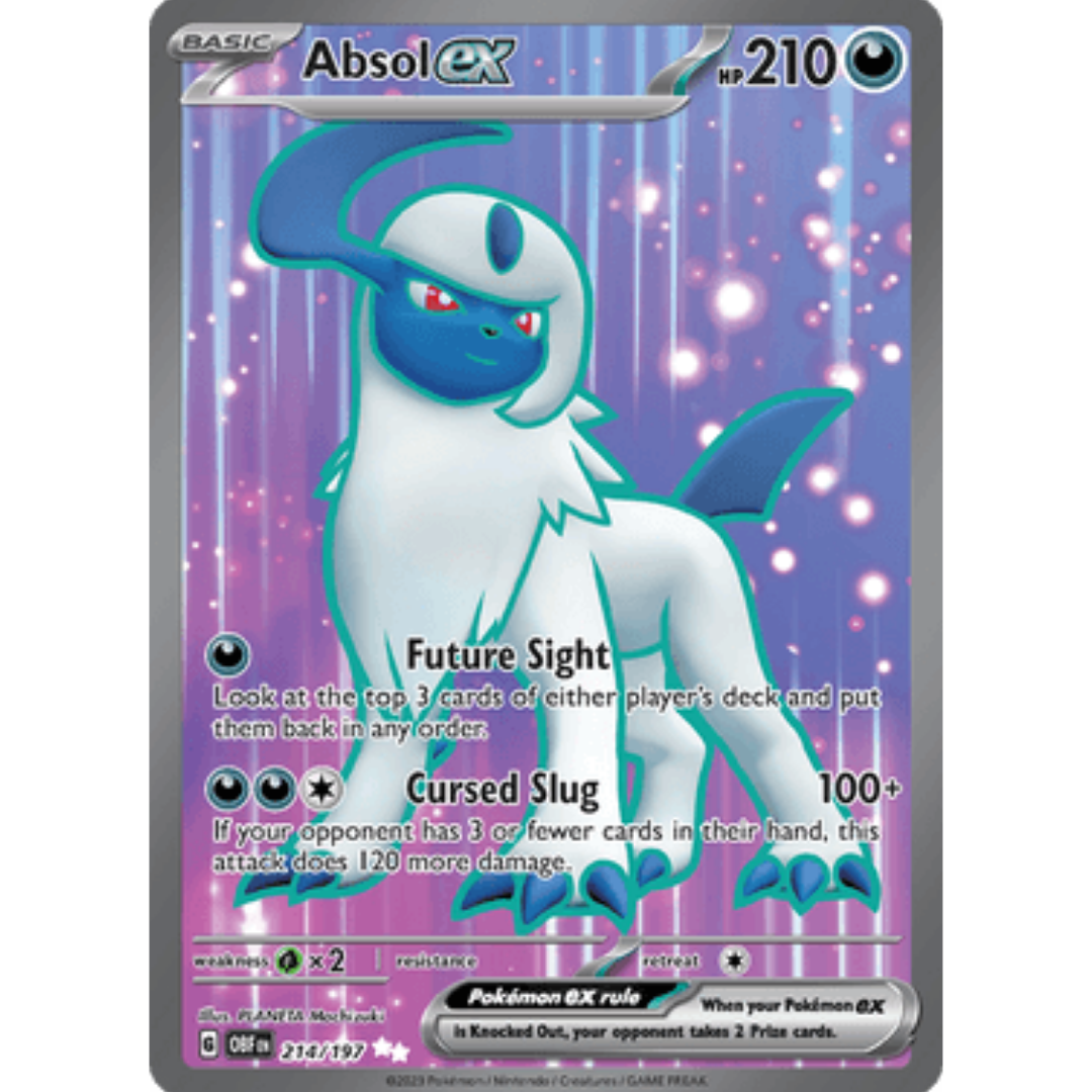 Absol ex 214/197 - Holofoil SV03 Obsidian Flames - Ultra Rare