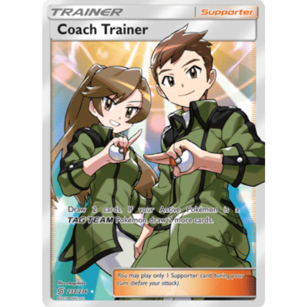 Coach Trainer (Full Art) 233 - Holofoil SM Unified Minds - Ultra Rare