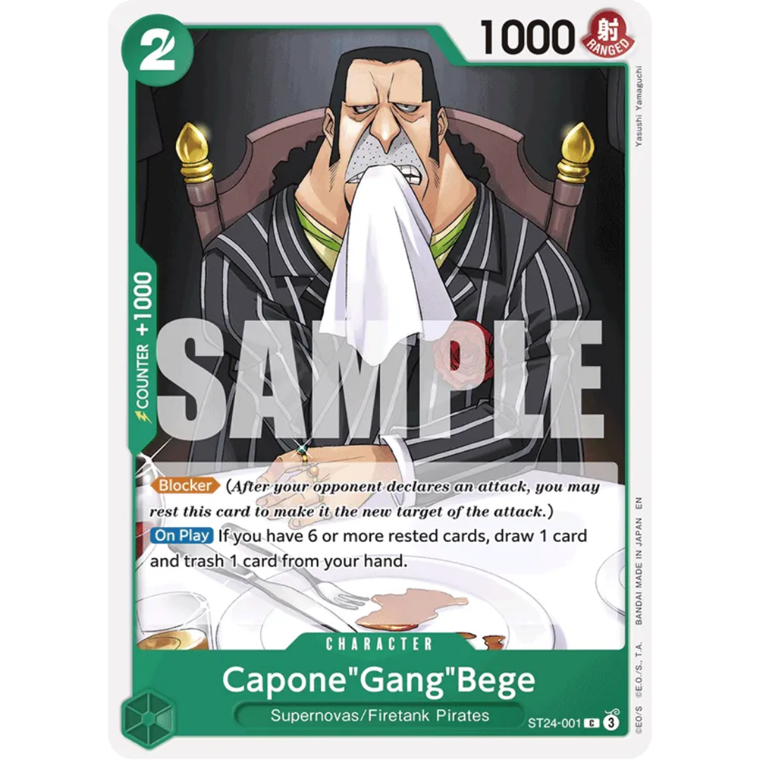 Capone"Gang"Bege (ST24-001) - Starter Deck 24: GREEN Jewelry Bonney