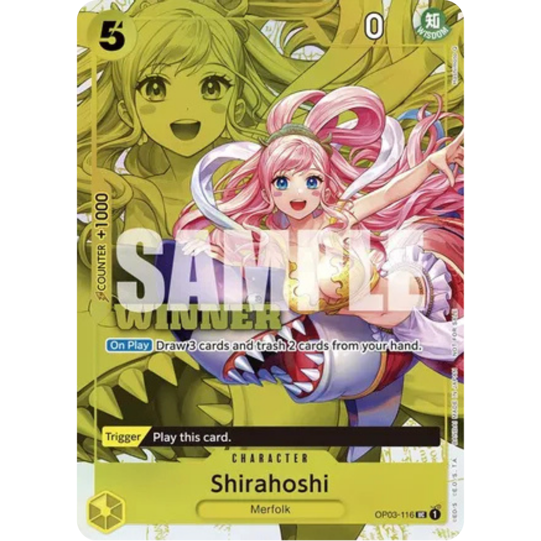 Shirahoshi (Winner Pack Vol. 6) (OP03-116) - One Piece Promotion Cards Foil