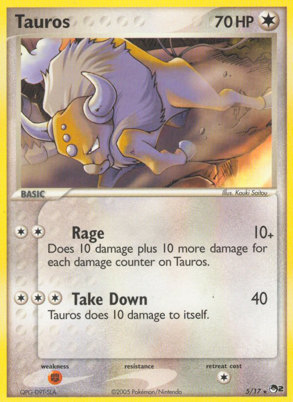 Tauros 005 POP Series 2 - Rare