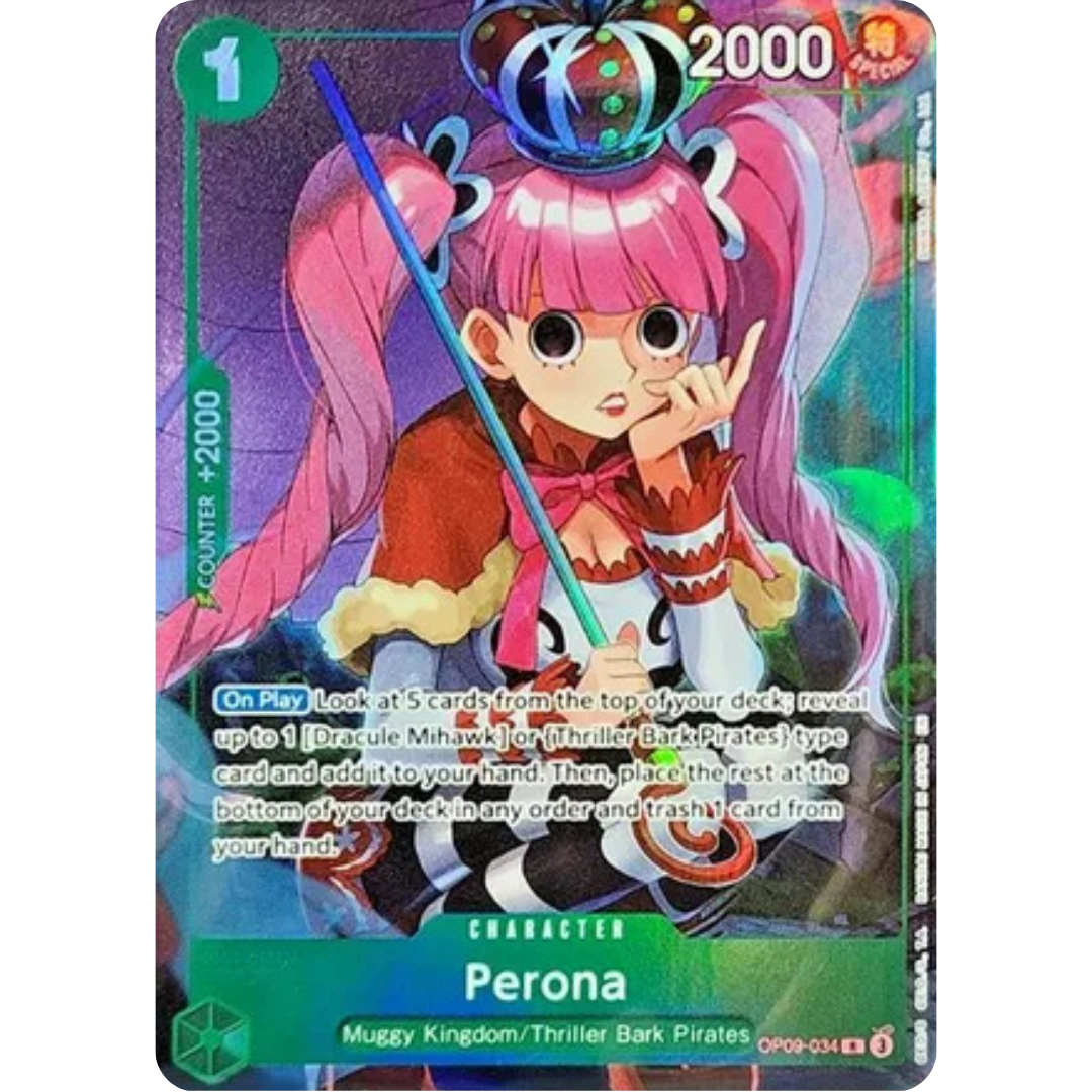Perona (Illustration Box Vol. 4) (OP09-034) - One Piece Promotion Cards Foil