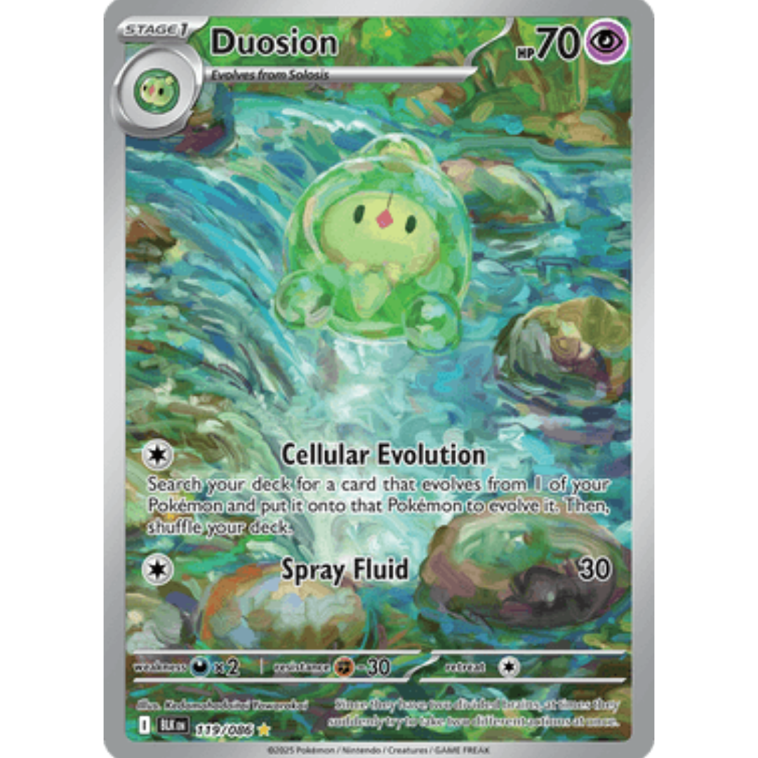 Duosion 119/086 - Holofoil SV Black Bolt - Illustration Rare
