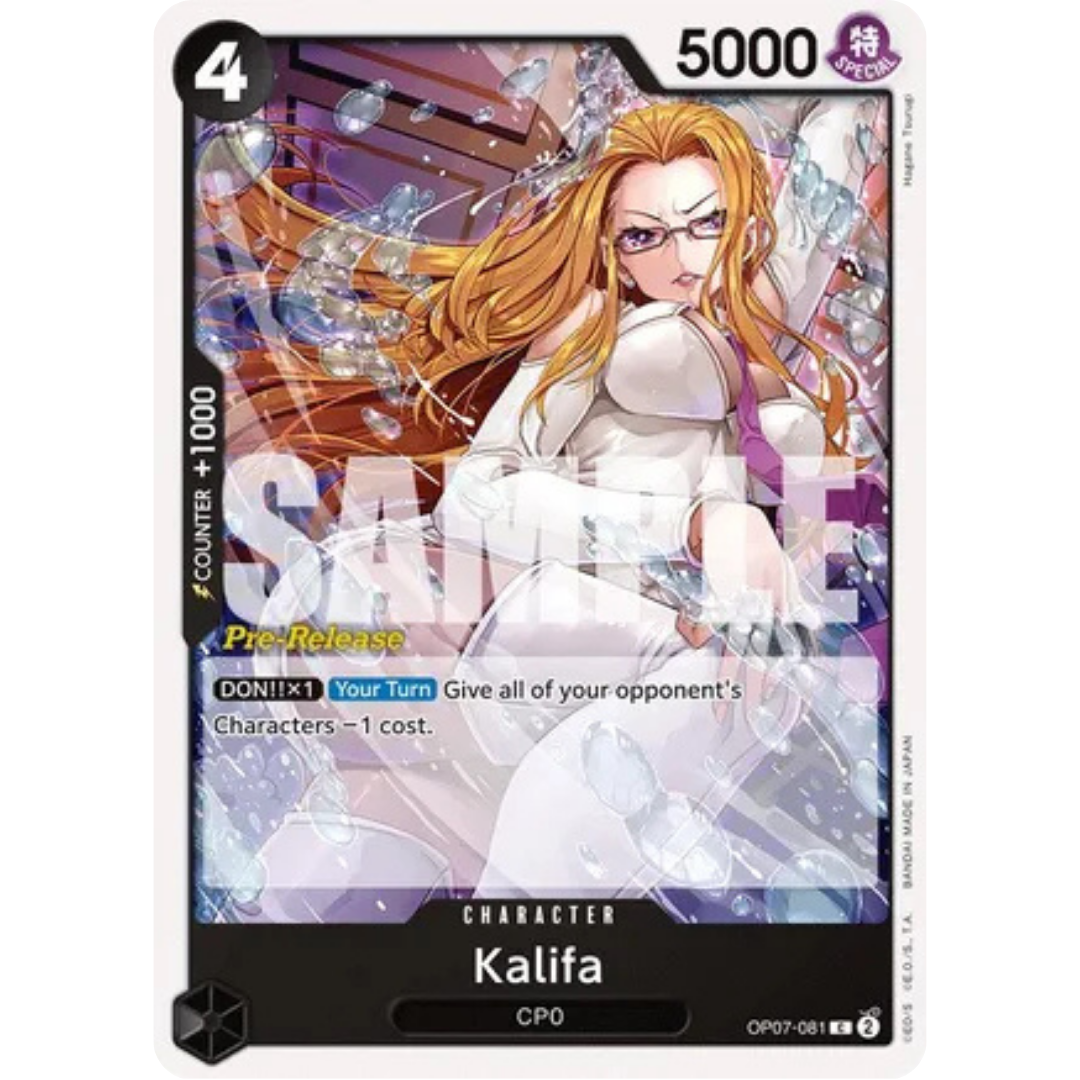 Kalifa (OP07-081) - 500 Years in the Future Pre-Release Cards