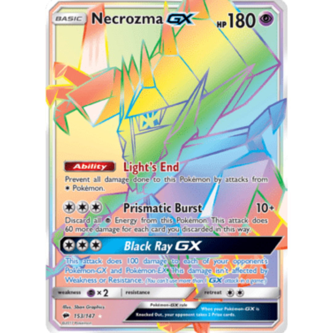 Necrozma GX (Secret) - Holofoil SM Burning Shadows - Secret Rare