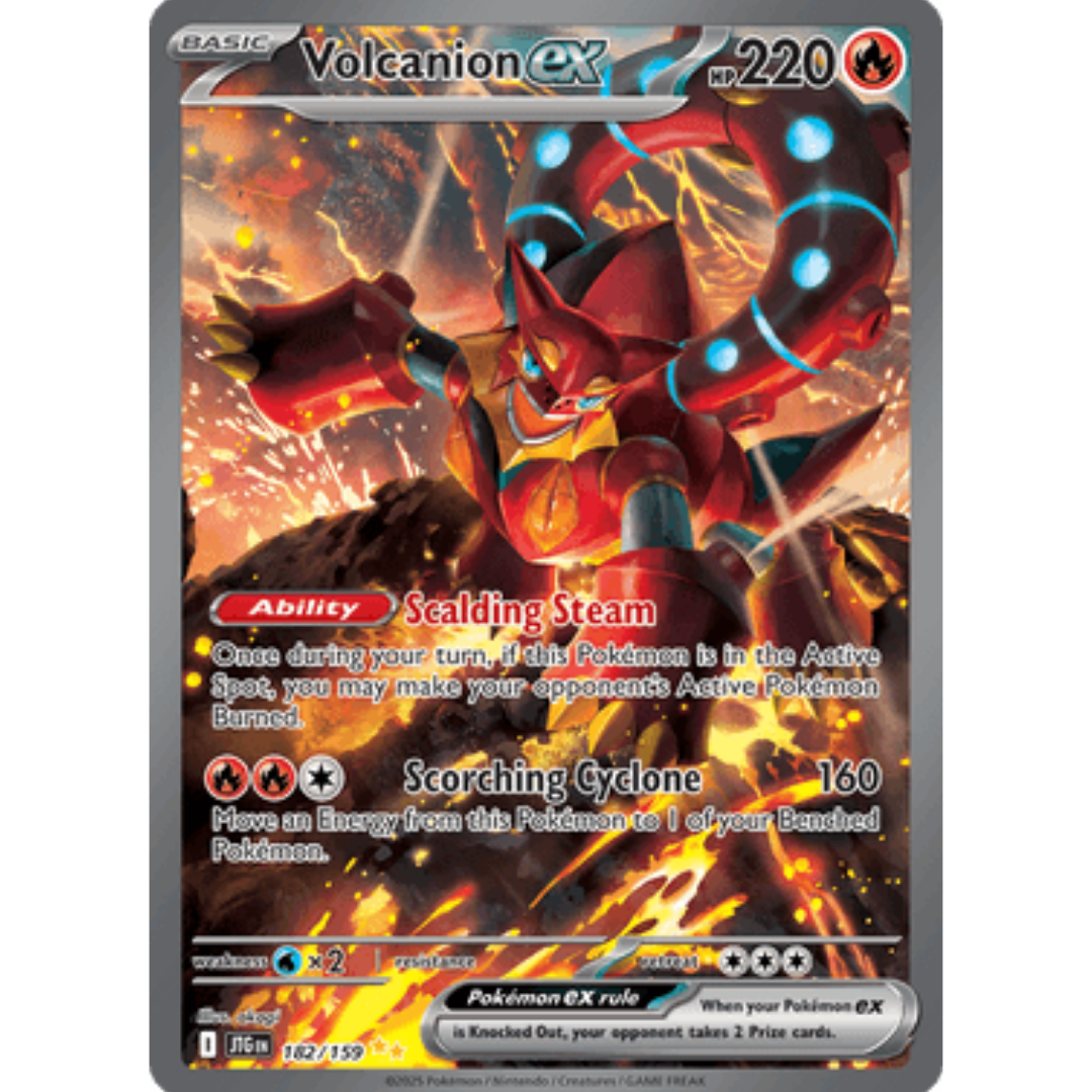 Volcanion ex 182/159 - Holofoil SV09 Journey Together - Special Illustration Rare