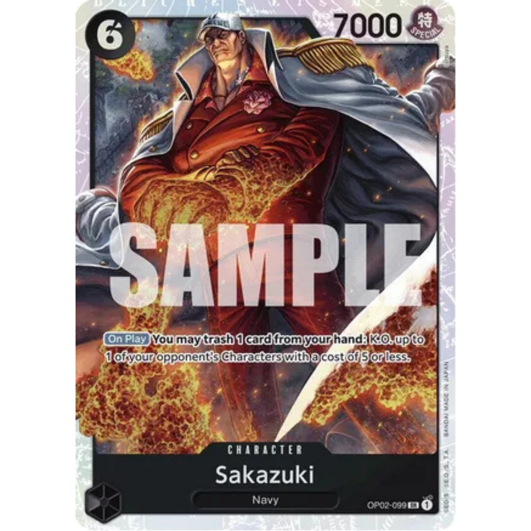 Sakazuki (Reprint) (OP02-099) - Premium Booster -The Best- Foil