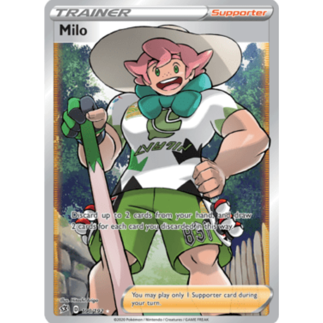 Milo (Full Art) 190 - Holofoil SWSH02 Rebel Clash - Ultra Rare