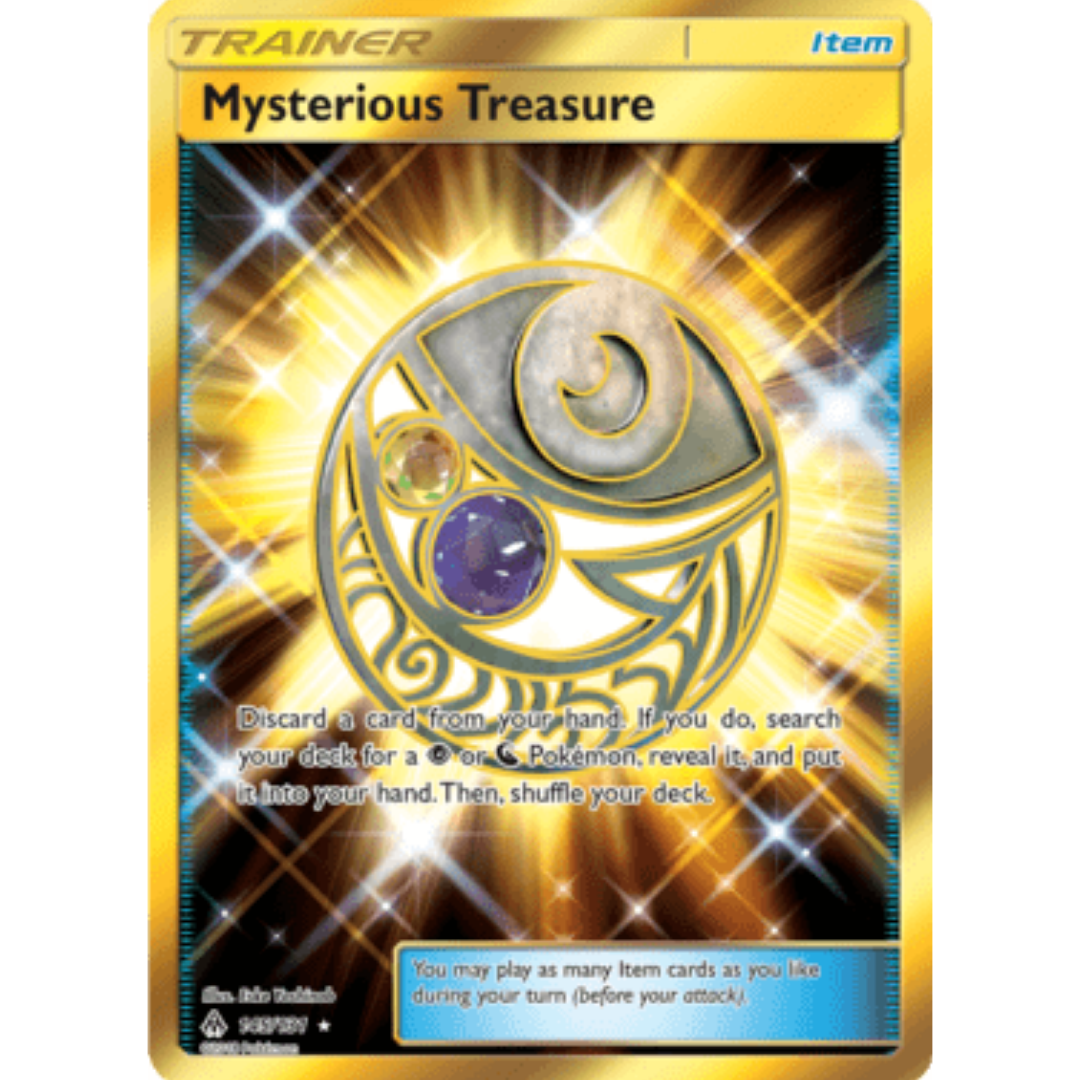 Mysterious Treasure (Secret) 145 - Holofoil SM Forbidden Light - Secret Rare