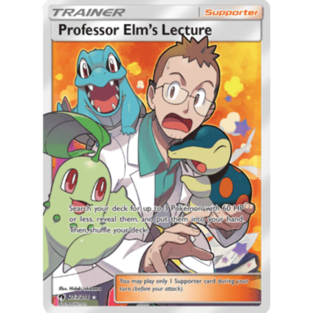 Professor Elm's Lecture (Full Art) - Holofoil SM Lost Thunder - Ultra Rare