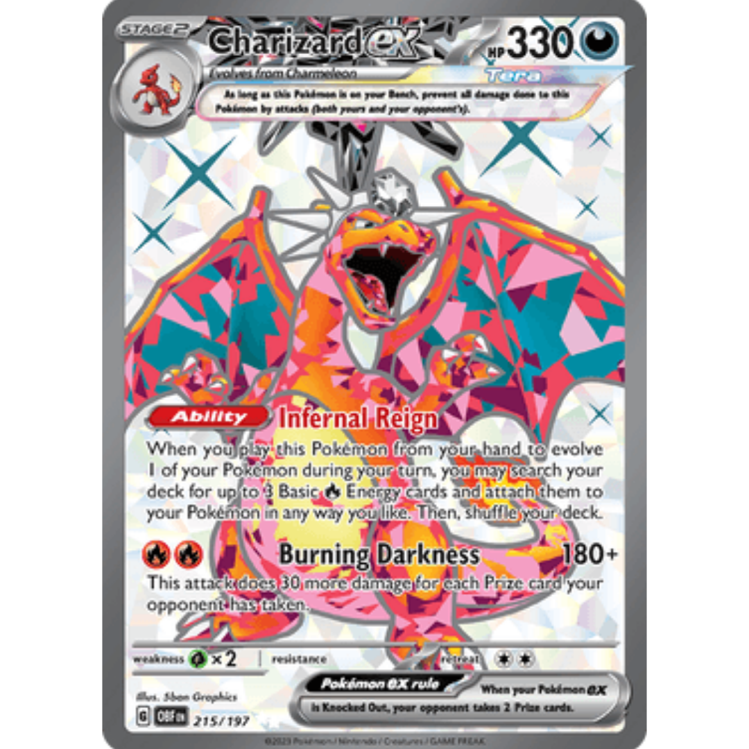 Charizard ex 215/197 - Holofoil SV03 Obsidian Flames - Ultra Rare