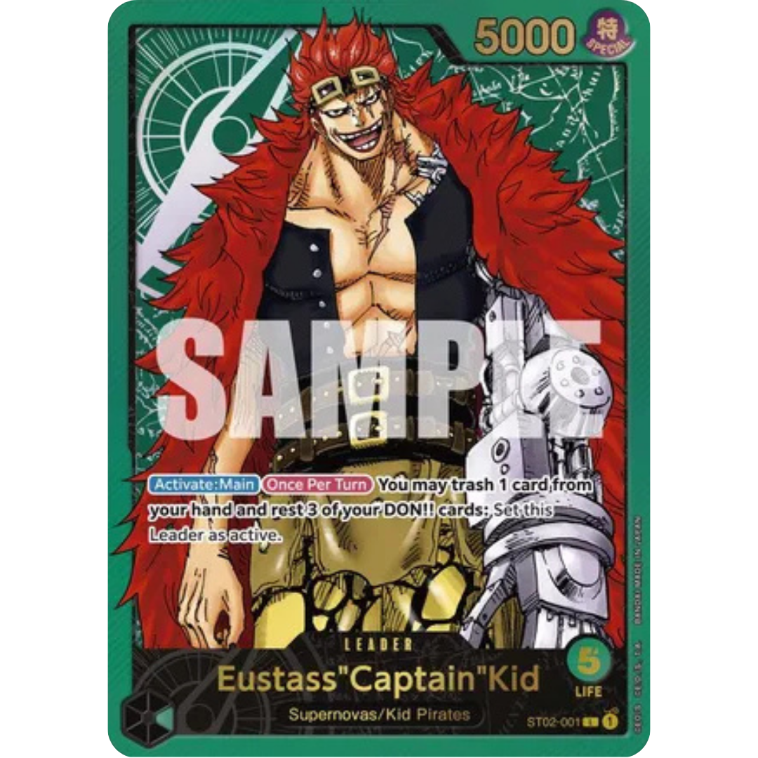 Eustass"Captain"Kid (Premium Card Collection -Leader Collection-) (ST02-001) - One Piece Promotion Cards Foil