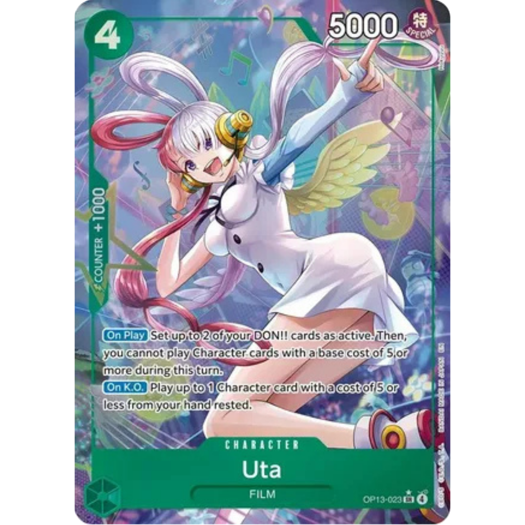 Uta (Alternate Art) (OP13-023) - Carrying On His Will Foil