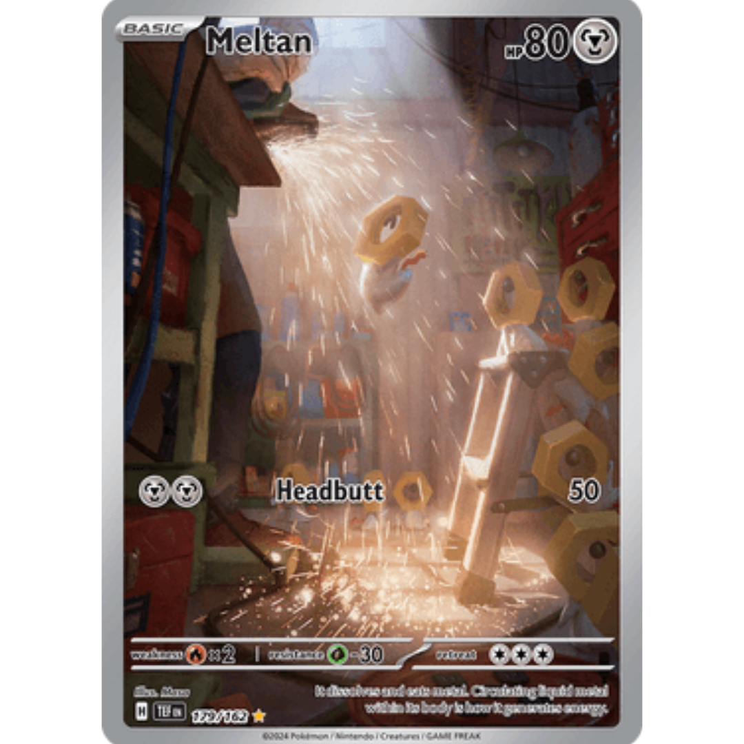 Meltan 179/162 - Holofoil SV05 Temporal Forces - Illustration Rare