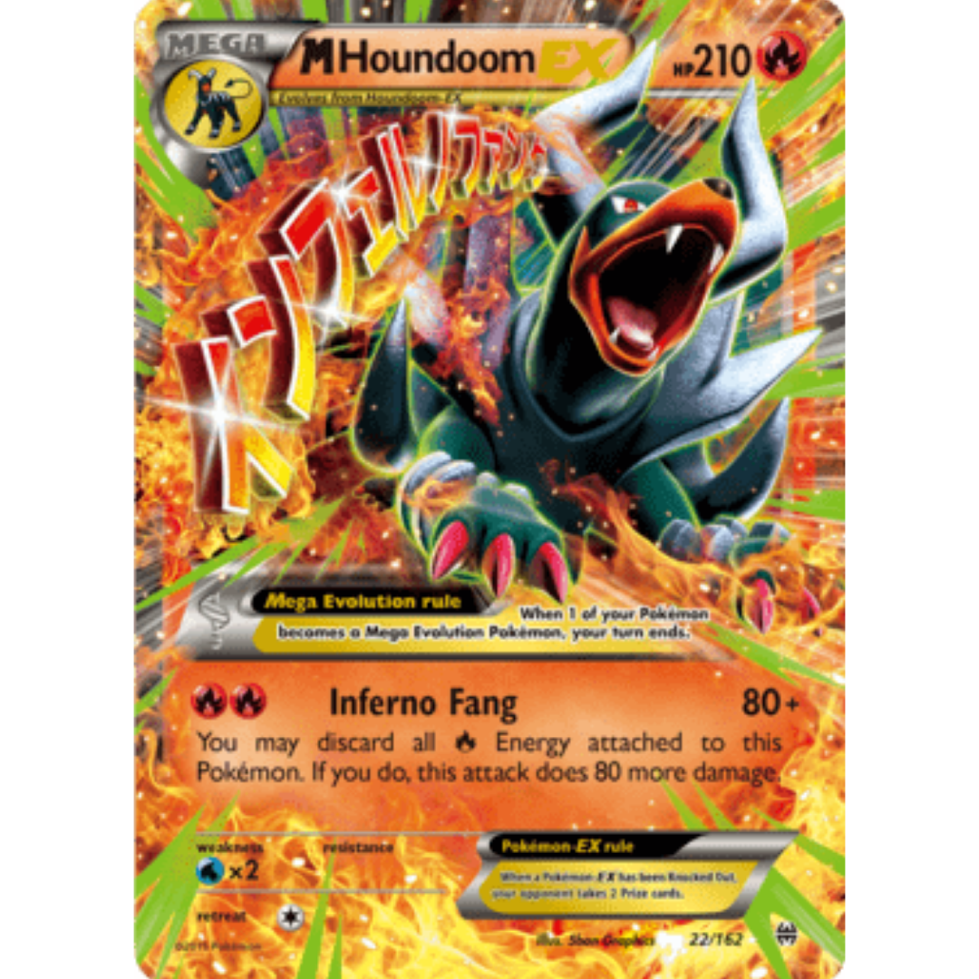 M Houndoom EX 022/162 - Holofoil XY BREAKthrough - Ultra Rare