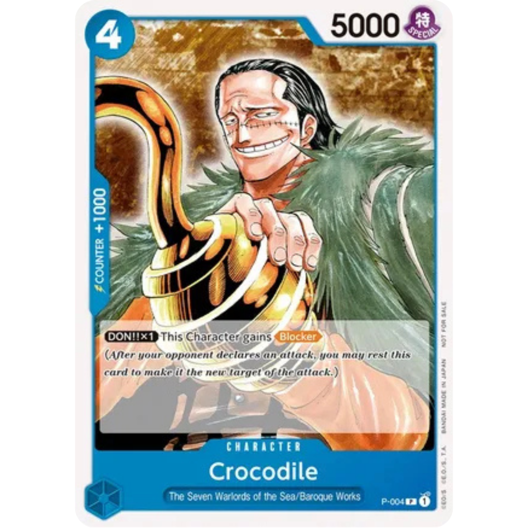 Crocodile (Promotion Pack 2022) (P-004) - One Piece Promotion Cards