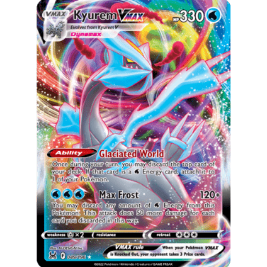 Kyurem VMAX 049 - Holofoil SWSH11 Lost Origin - Ultra Rare