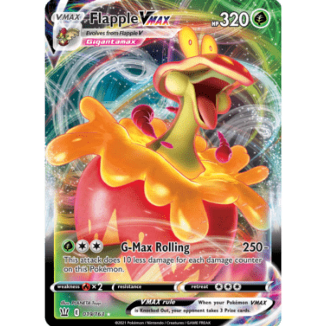 Flapple VMAX 019 - Holofoil SWSH05 Battle Styles - Ultra Rare