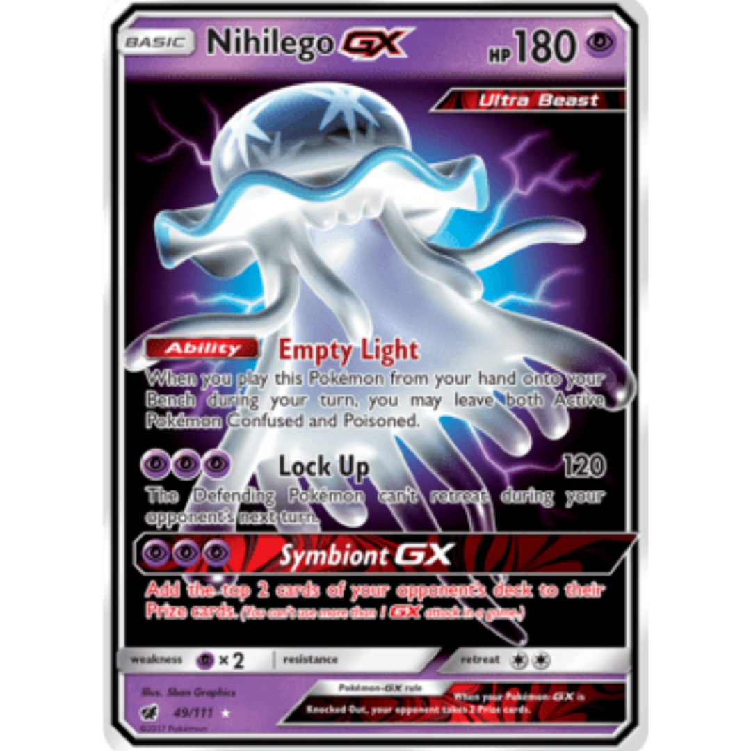 Nihilego GX 049 - Holofoil SM Crimson Invasion - Ultra Rare