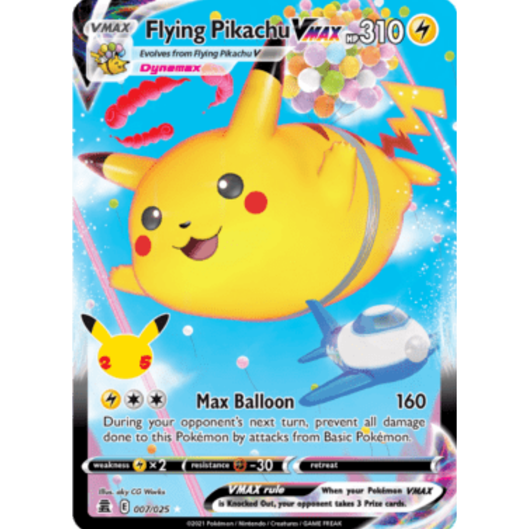 Flying Pikachu VMAX 007/025 - Holofoil Celebrations - Ultra Rare
