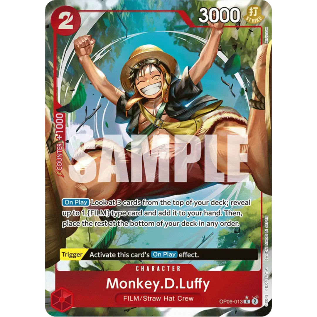 Monkey.D.Luffy (Alternate Art) (OP06-013) - Wings of the Captain Foil