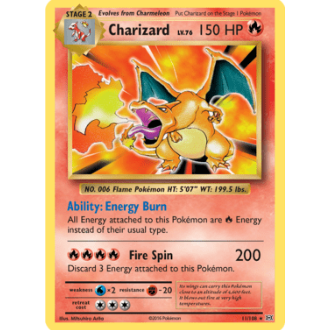 Charizard 011 - Holofoil XY Evolutions - Holo Rare