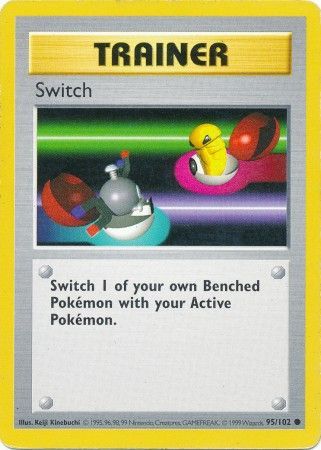 Switch 095 - Unlimited Base Set Shadowless - Common