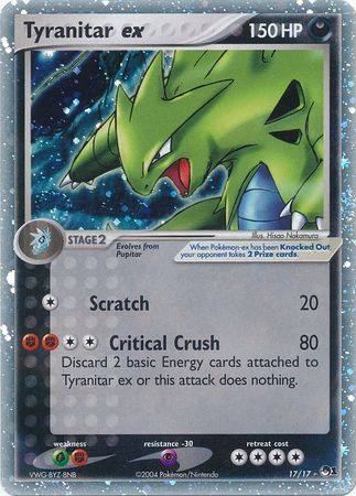 Tyranitar ex (Holo) - Holofoil POP Series 1 - Ultra Rare
