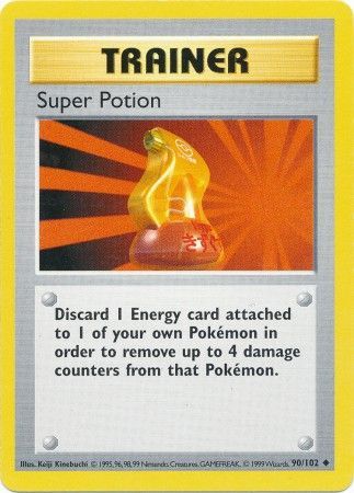 Super Potion 090 - Unlimited Base Set Shadowless - Uncommon