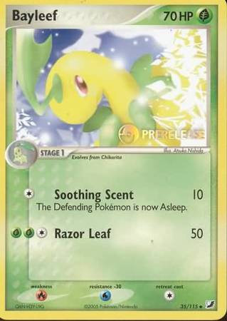 Bayleef - 35/115 (Prerelease)/115 Nintendo Promos - Promo