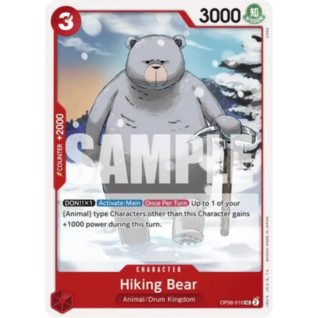 Hiking Bear (OP08-010) - Two Legends