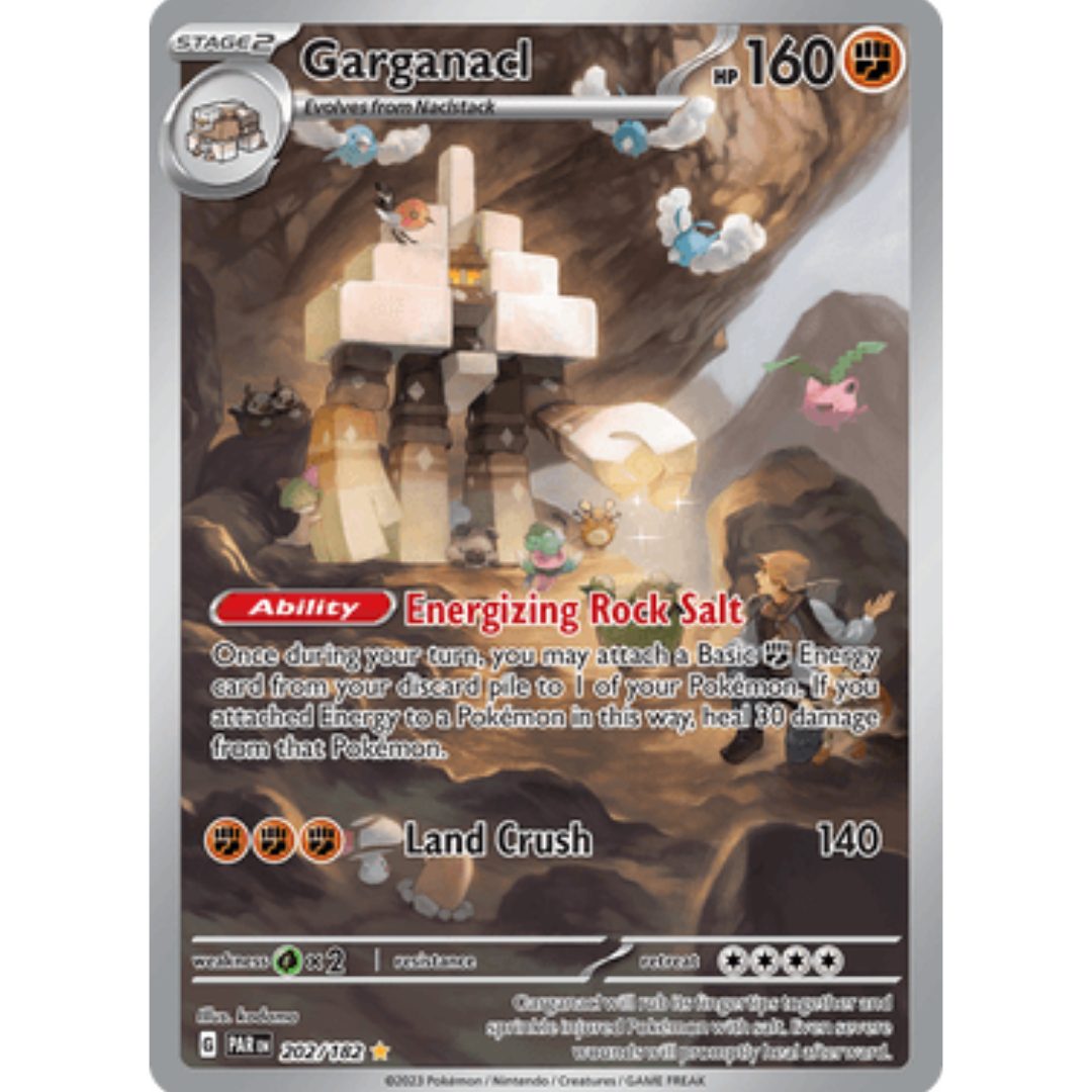 Garganacl 202/182 - Holofoil SV04 Paradox Rift - Illustration Rare