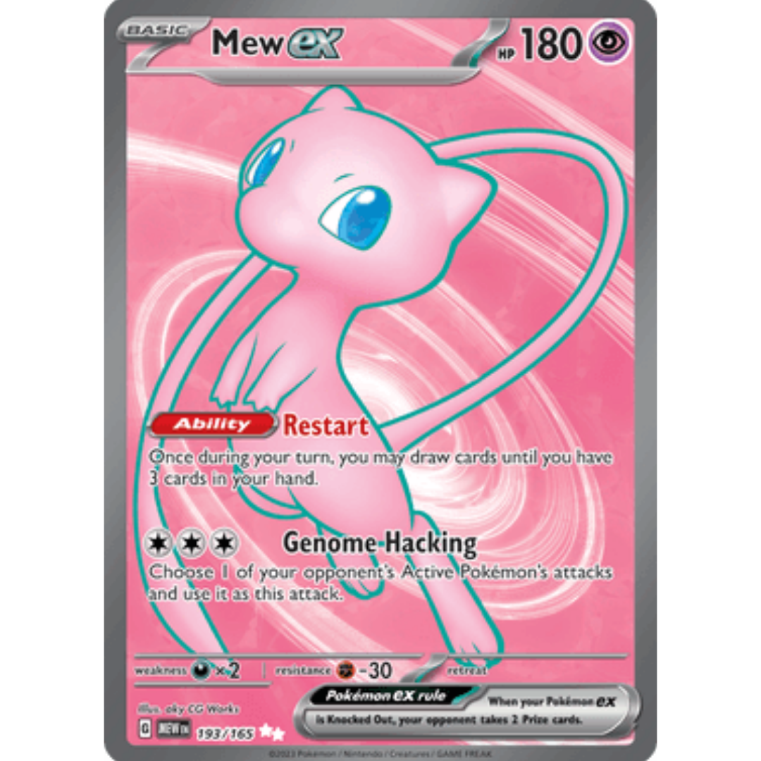Mew ex 193/165 - Holofoil SV Scarlet & Violet 151 - Ultra Rare