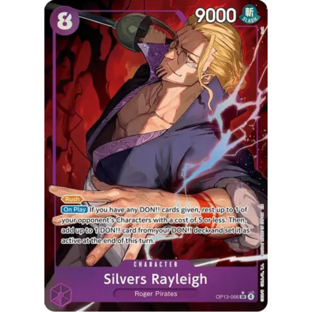 Silvers Rayleigh (Alternate Art) (OP13-066) - Carrying On His Will Foil