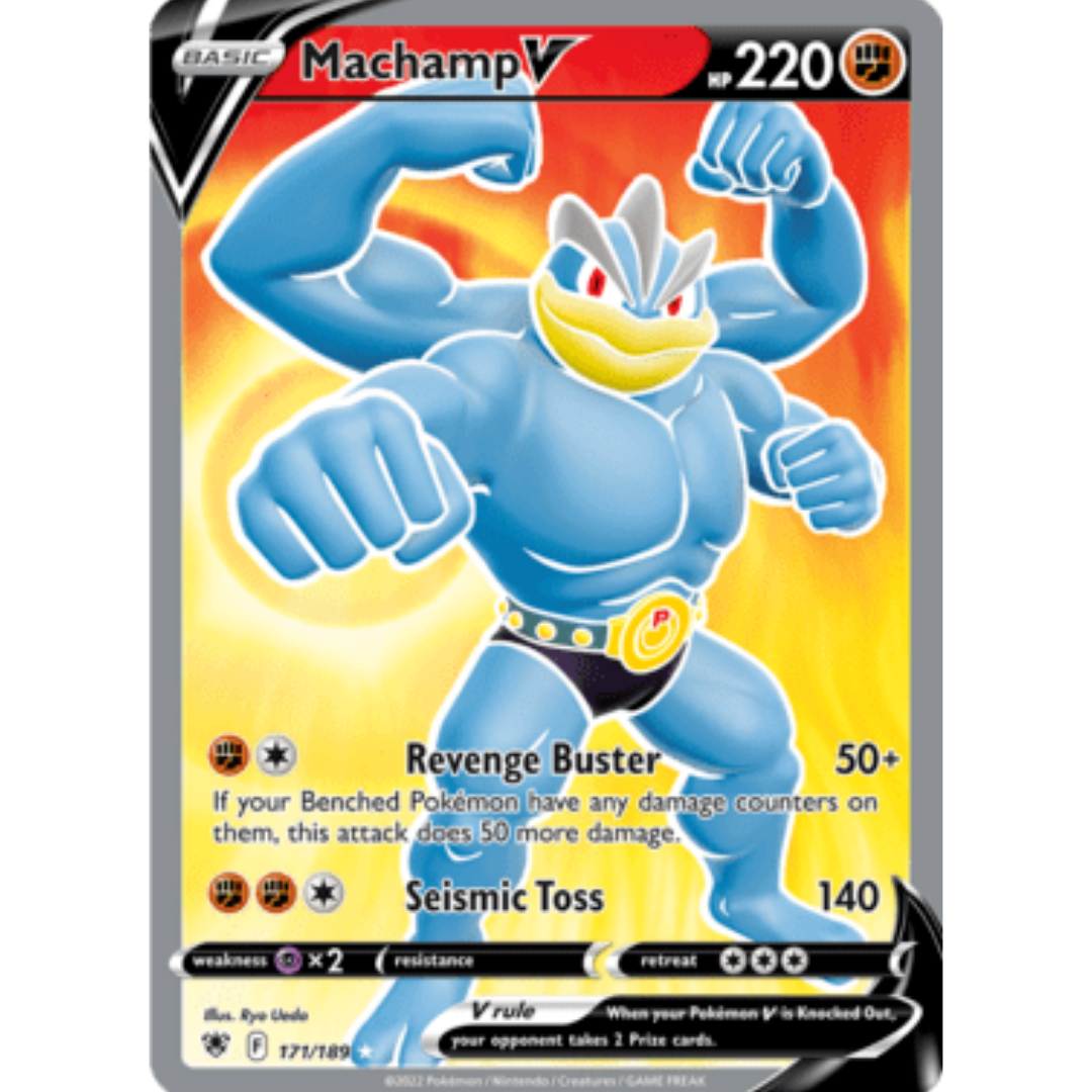 Machamp V (Full Art) 171 - Holofoil SWSH10 Astral Radiance - Ultra Rare