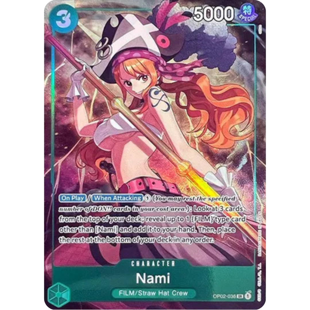Nami (Premium Card Collection -Best Selection Vol. 1-) (OP02-036) - One Piece Promotion Cards Foil