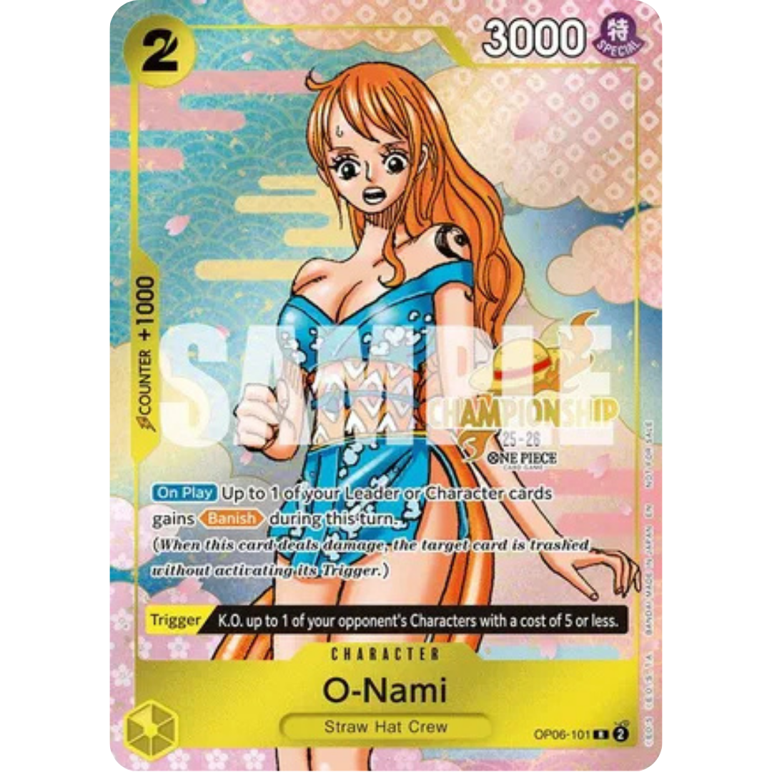 O-Nami (CS 25-26 Event Pack) (OP06-101) - One Piece Promotion Cards Foil
