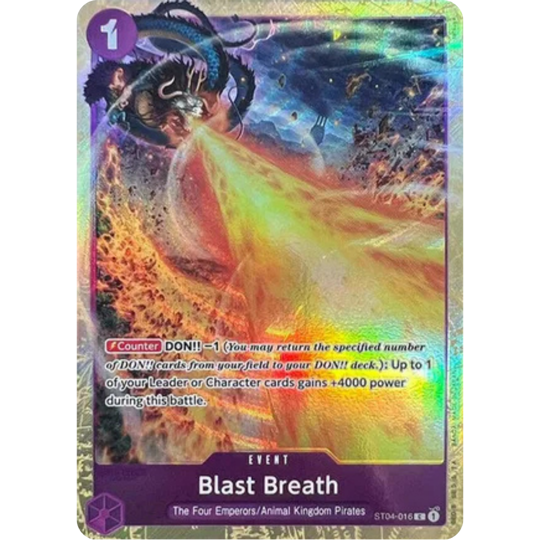 Blast Breath (Premium Card Collection -Best Selection Vol. 1-) (ST04-016) - One Piece Promotion Cards Foil