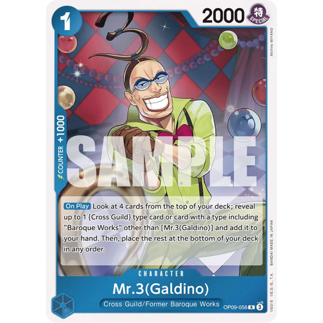 Mr.3(Galdino) (Reprint) (OP09-056) - Starter Deck 25: BLUE Buggy