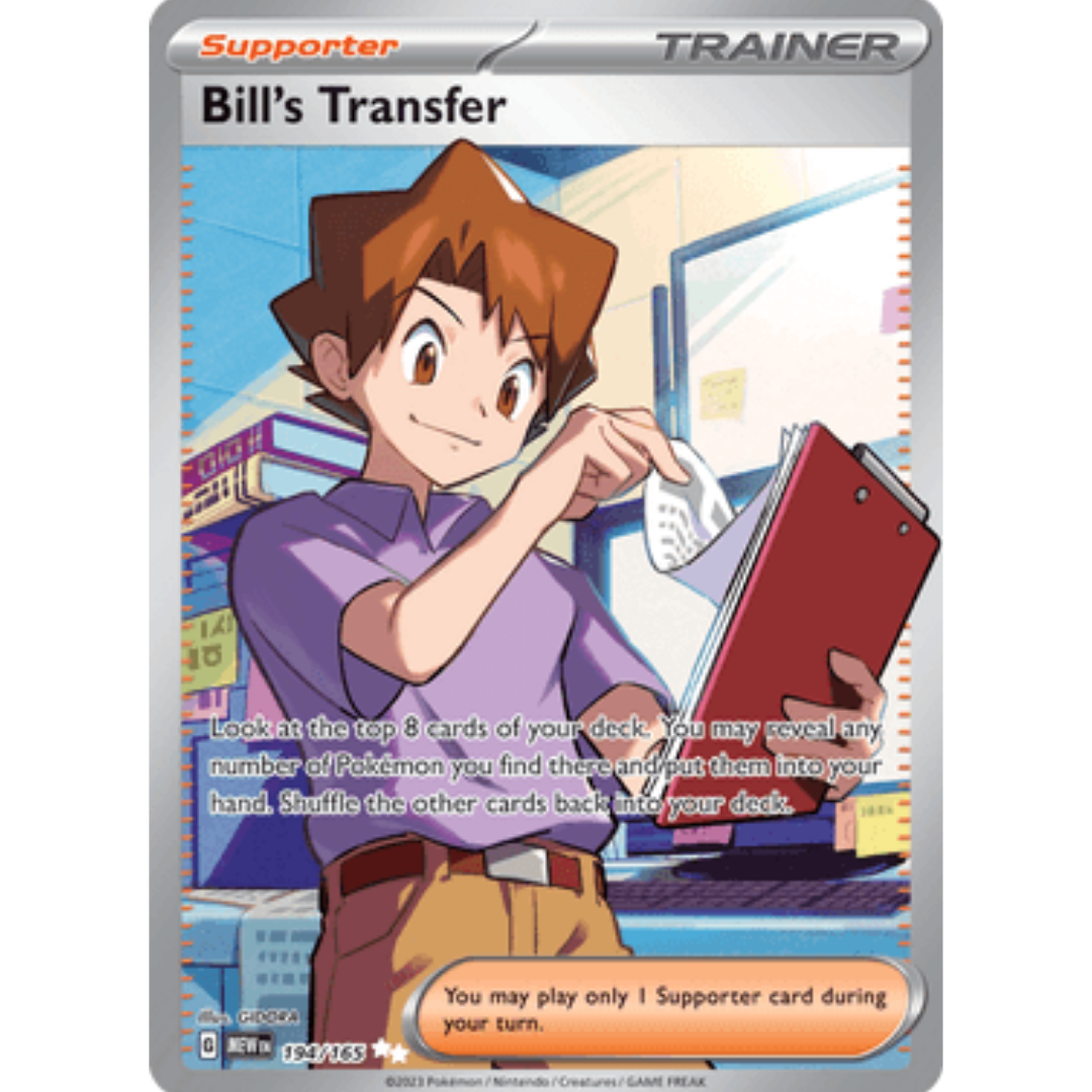 Bill's Transfer 194/165 - Holofoil SV Scarlet & Violet 151 - Ultra Rare