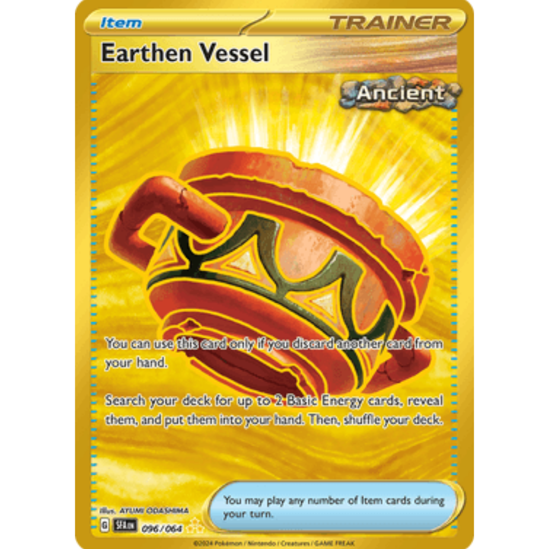 Earthen Vessel 096 - Holofoil SV Shrouded Fable - Hyper Rare