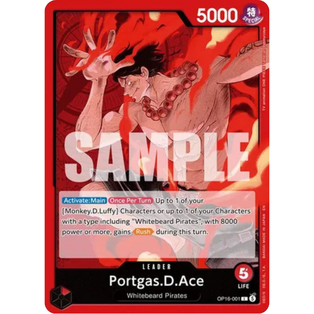 Portgas.D.Ace (001) (OP16-001) - The Time of Battle