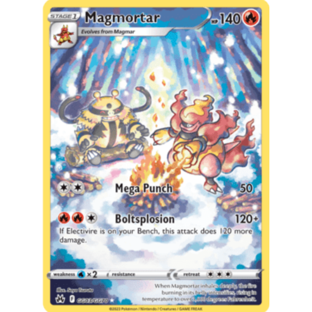 Magmortar GG03 - Holofoil SWSH Crown Zenith Galarian Gallery - Ultra Rare