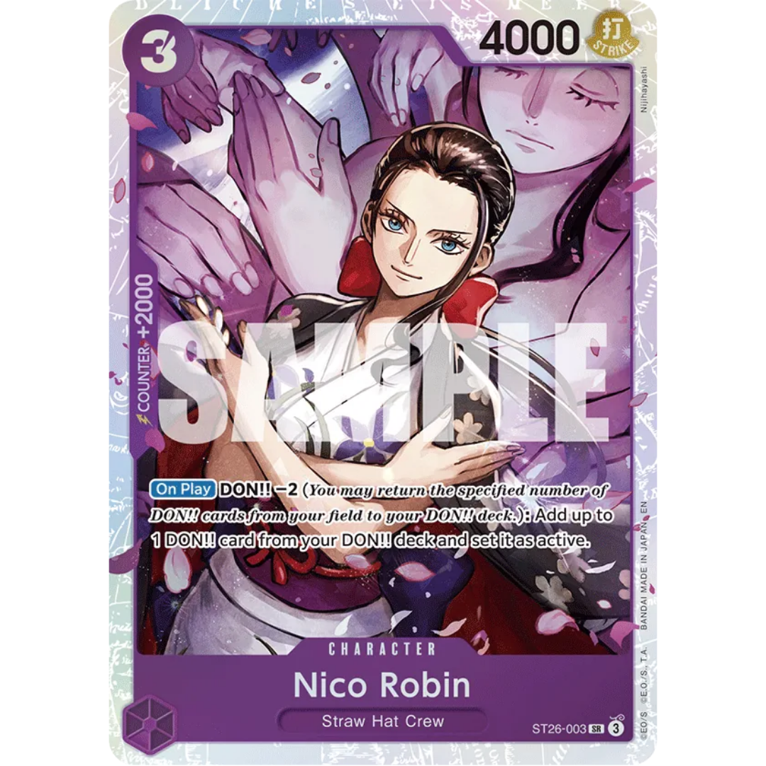 Nico Robin (ST26-003) - Starter Deck 26: PURPLE/BLACK Monkey.D.Luffy Foil