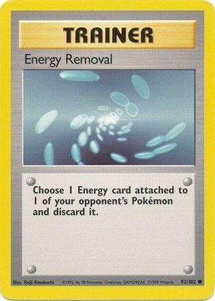 Energy Removal 092 Base Set - Common
