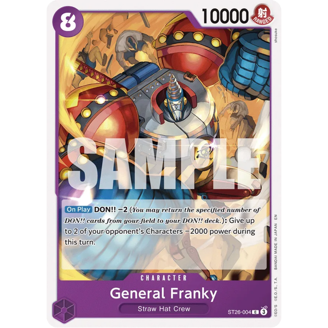 General Franky (ST26-004) - Starter Deck 26: PURPLE/BLACK Monkey.D.Luffy