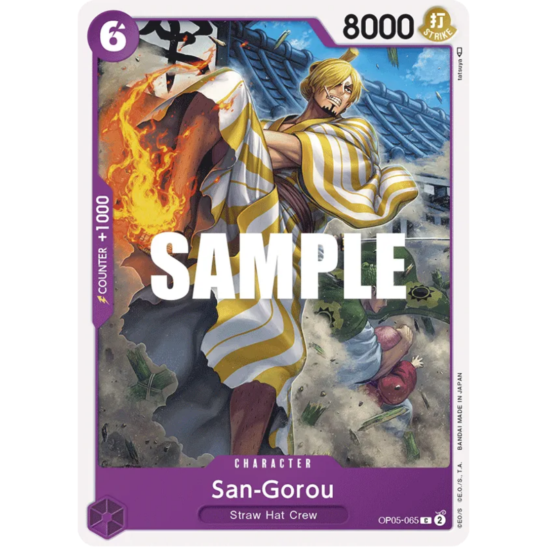 San-Gorou (Reprint) (OP05-065) - Starter Deck 26: PURPLE/BLACK Monkey.D.Luffy