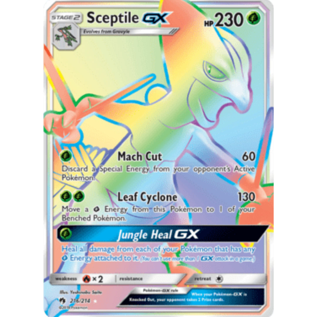 Sceptile GX (Secret) - Holofoil SM Lost Thunder - Secret Rare