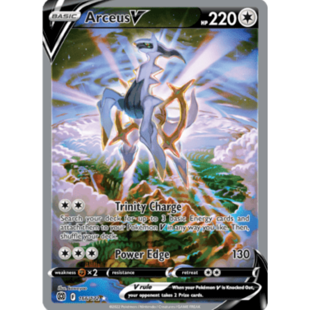 Arceus V (Alternate Full Art) 166 - Holofoil SWSH09 Brilliant Stars - Ultra Rare
