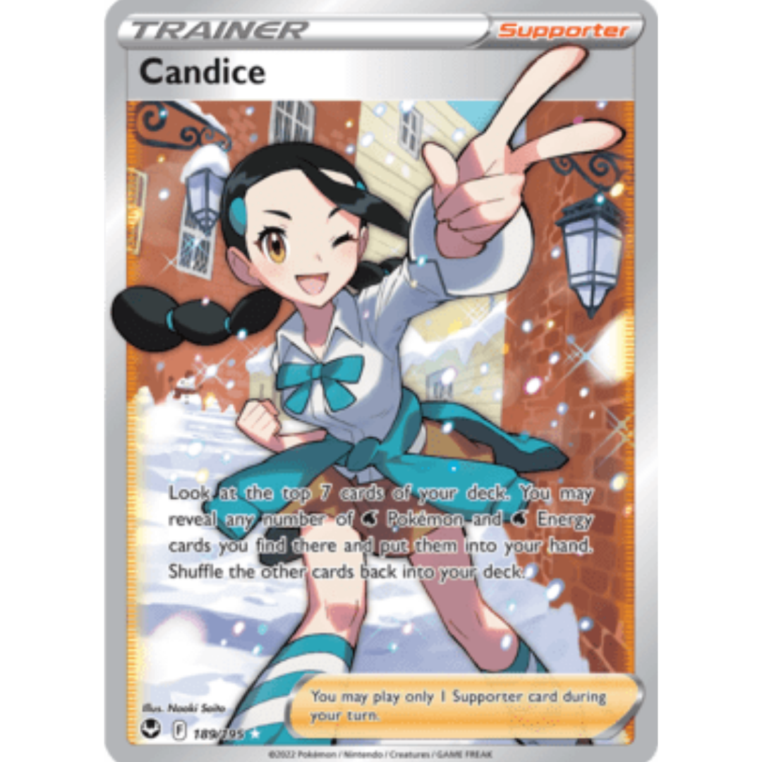 Candice (Full Art) 189 - Holofoil SWSH12 Silver Tempest - Ultra Rare